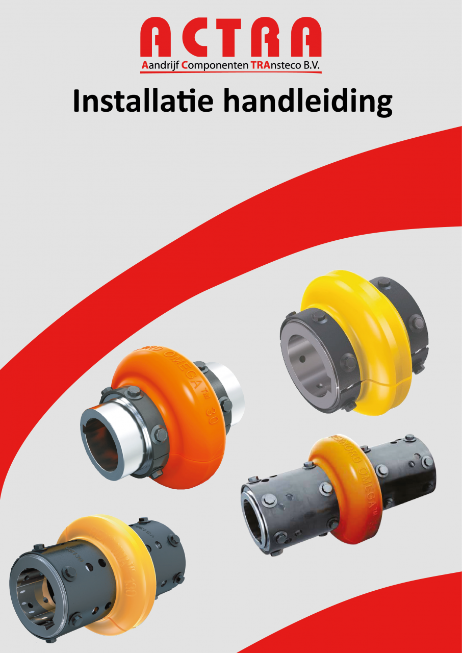 Rexnord Omega Koppelingen Installatie handleiding Actra B.V.Actra B.V.